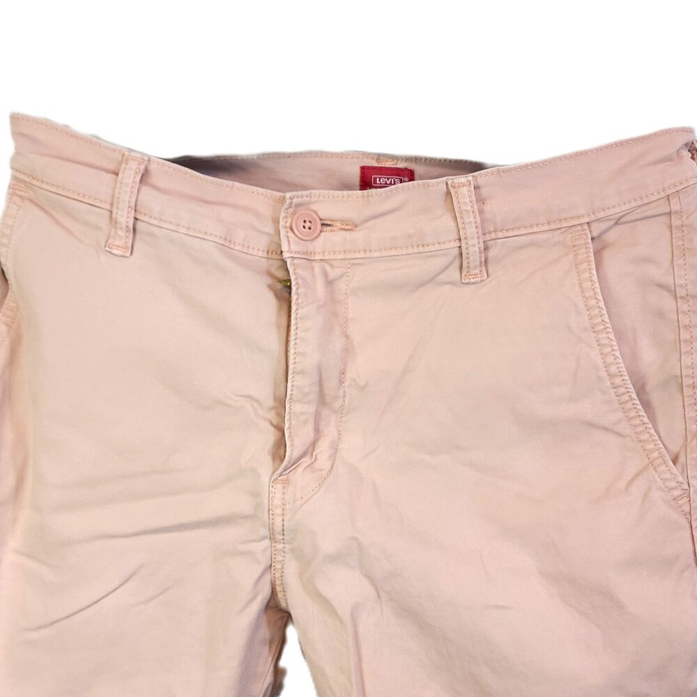 Men's sz 30 Levi's XX Chino Pink 9" Inseam Chino Shorts Bermuda - Picture 8 of 11